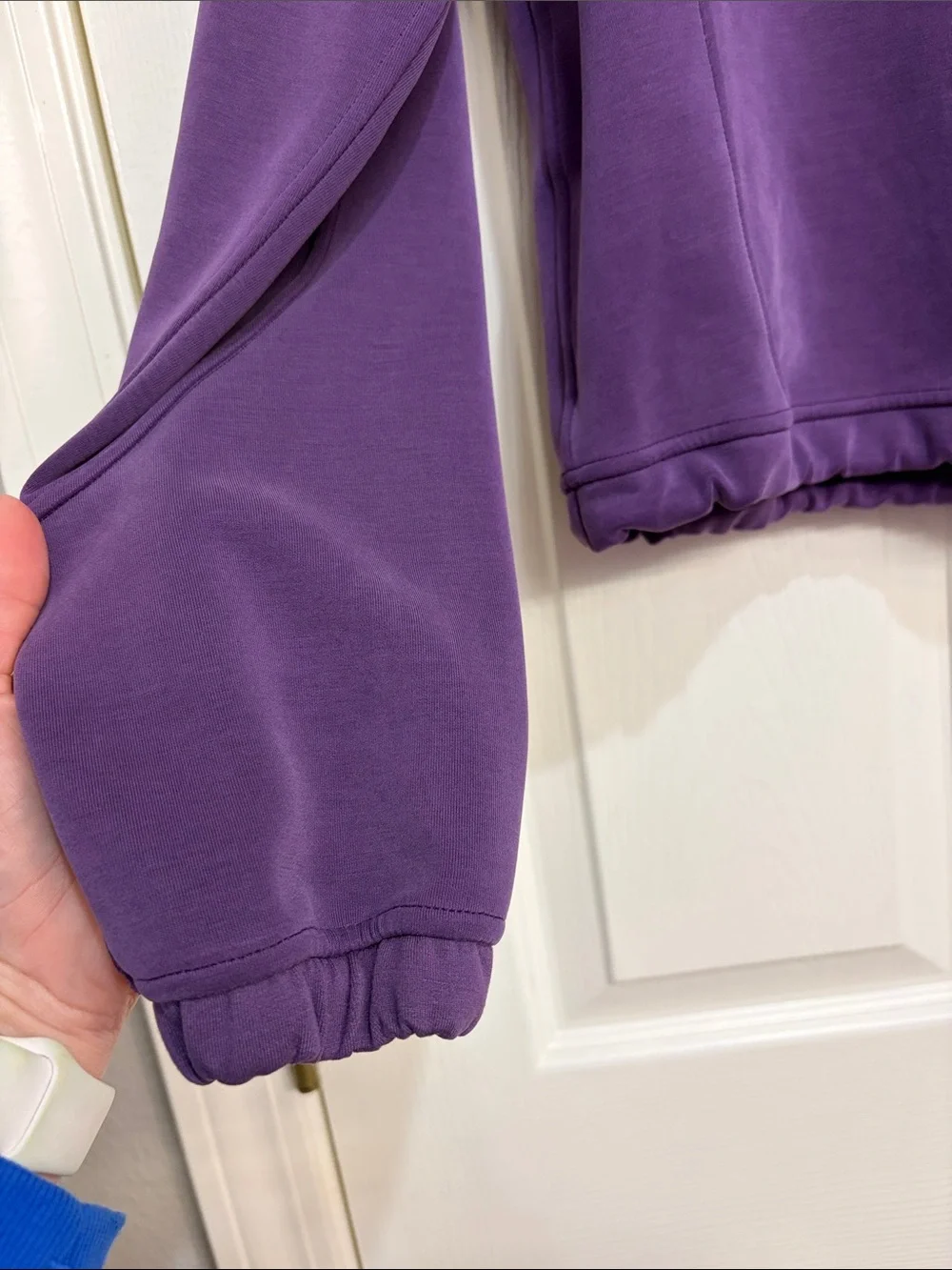 050. Lululemon Brushed Softstreme Half Zip Dramatic Magenta